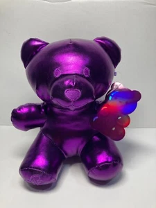 Peluche metálico Candy Bears 8" púrpura púrpura - Imagen 1 de 3