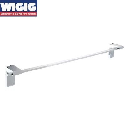Bathroom Holly Chrome Single Towel Bar Accessory HLY006 - Image 1 of 2