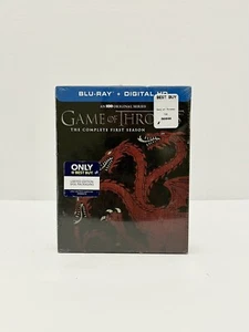 Game of Thrones Season 1 Blu-Ray Digital HD LE Targaryen Sigil Cover New Sealed - Imagen 1 de 4