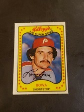1981 KELLOGG'S 3-D SUPER STARS BASEBALL #43 LARRY BOWA PHILLIES MLB