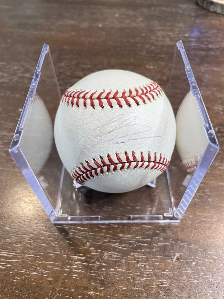 Mark Prior Signed Auto Game Used OMLB Nationals 2005 Inaugural MLB Authentic - Image 1 of 3