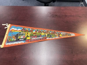 Vintage - San Francisco Cable Car SOUVENIR Pennant Banner Flag - CALIFORNIA CA - Picture 1 of 2