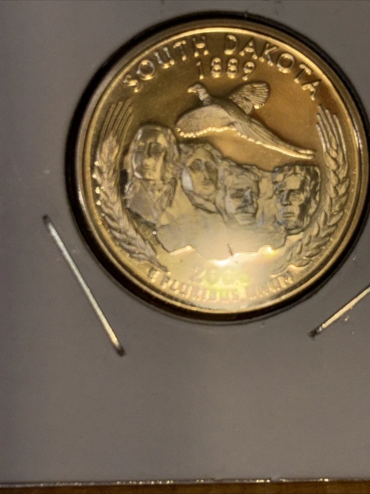 2006-S 25C South Dakota DCAM Clad Proof States Quarter From US Proof Set - Image 1 of 1