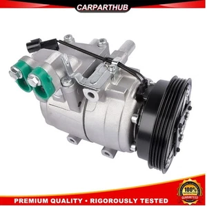 Compresor de aire acondicionado para Hyundai Elantra 2001-2006 Tiburon 2003-2008 L4 2,0 L HS15 - Imagen 1 de 15