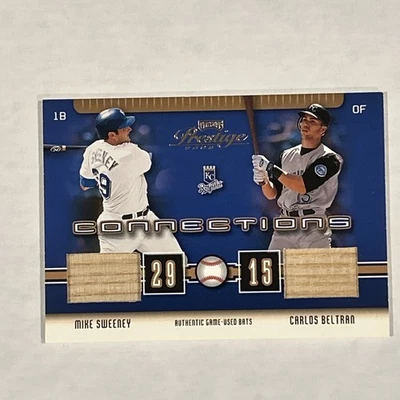 Playoff Prestige Connections 2003 #C-30 Mike Sweeney y Carlos Beltrán/400 Foto 1 de 4