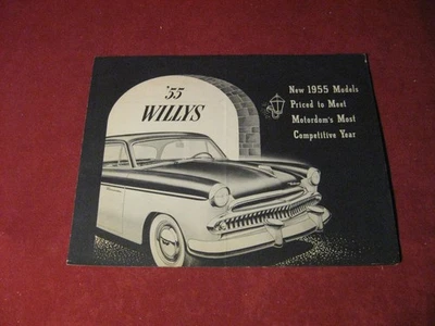 1955 Jeep Willys Sales Brochure Booklet Catalog Old Original - Image 1 of 3