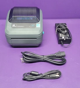 Zebra stampante termica diretta etichette con alimentatore GX420d GX42-202510-000 - Foto 1 di 7