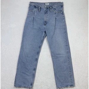 AGOLDE Jeans Damen 30 Reworked Plissee Super High Rise Bio Baumwolle Baggy - Bild 1 von 13