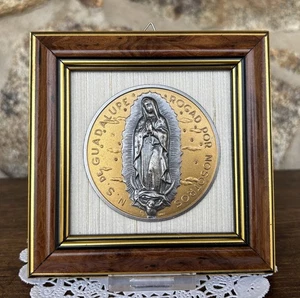 Unsere Liebe Frau von Guadalupe gerahmtes Medaillon - Mischtechnik - Made in Italy - Bild 1 von 9