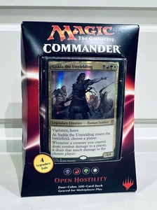 Magic the Gathering MTG Open Hostility Commander Deck 2016 English Sealed New - Picture 1 of 4