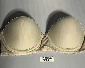 Felina Lingerie Beige Push Up Underwire Bra 34A Padded #1902 - Picture 1 of 5