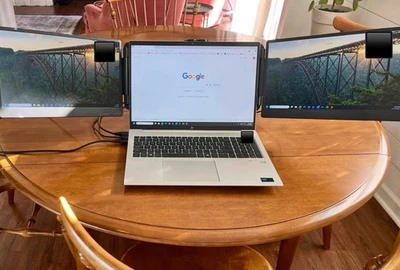 S2 Laptop Triple Screen Extender 14 Inches 1920 x 1080p  Model S2 - Image 1 of 3