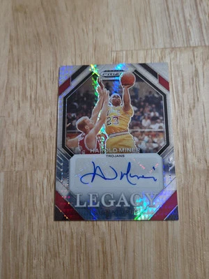 2024 Prizm Draft Picks HAROLD MINER Legacy Hyper Autograph #LS-HMN Auto SP - Image 1 of 4