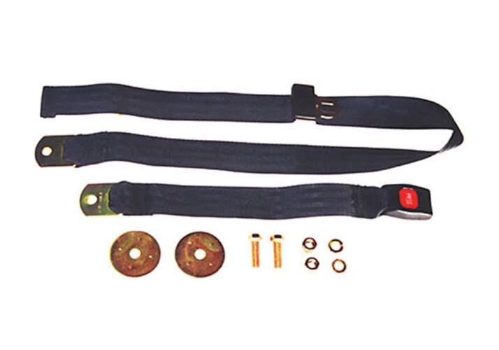 Omix-ADA Black 60" Front or Rear Lap Seat Belt for Jeep CJ3 CJ5 CJ6 Scrambler - Image 1 of 4