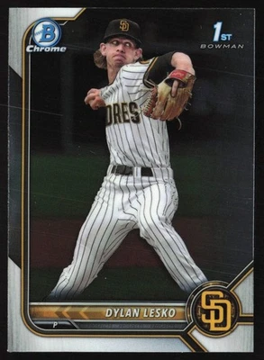 2022 Bowman Draft Chrome Dylan Lesko #BDC-27 GS1 - Image 1 of 2