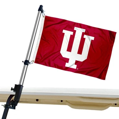 Indiana Hoosiers Golf Cart Flag and Flagpole Mount Holder - Image 1 of 4