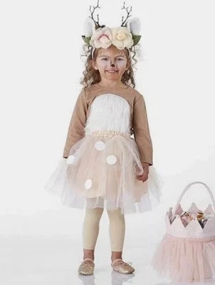 DISFRAZ DE HALLOWEEN TUTÚ CIERVO BOSQUE 3 piezas Pottery Barn Niñas Talla 7-8 Foto 1 de 3