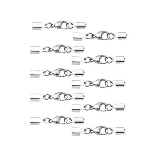 10 Stück Karabiner Clip Schmuck Zubehör Krallenverschlüsse Haken - Bild 1 von 12