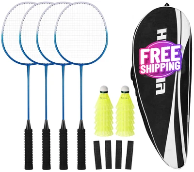 Juego de 4 raquetas de bádminton para juegos en el patio al aire libre. neuvo. - Изображение 1 из 4