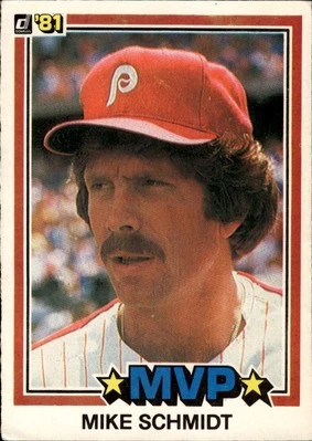 1981 Donruss #590 Mike Schmidt Philadelphia Phillies - Image 1 of 2