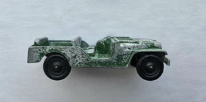 Tootsie Spielzeug Militär Armee Jeep, Vintage Diecast 60er Jahre - Bild 1 von 4