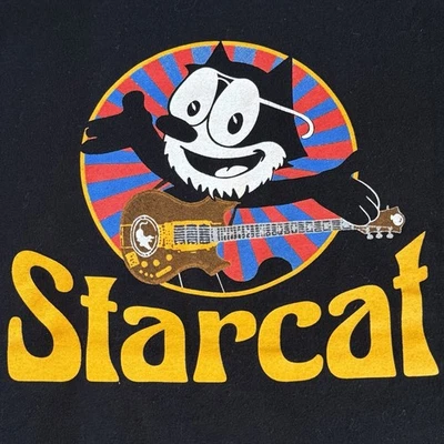 Camiseta STARCAT Felix The Cat Jerry Garcia/Dead Cover Band. GRAN usado NV Foto 1 de 4
