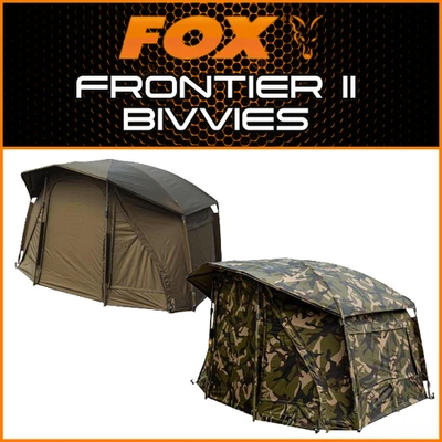 FOX FRONTIER MK2 BIVVIES - NEW | CARP FISHING SHELTERS - Image 1 of 4