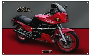 Le Classique GPZ 900R Moto Art Panneau Métal. 16" X 10" - Art De Super Moto. - Imagen 1 de 1