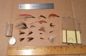 Transmisor de trucha salmón de colección moscas húmedas Bentz mosca y aparejo Tacoma Washington - Imagen 1 de 13
