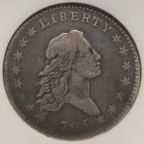 1795 Flowing Hair Half Dollar NGC F12 O-124 R5 Cover