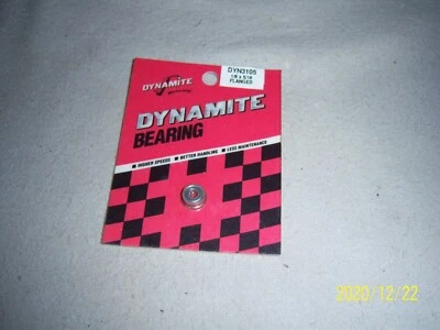 RC Racing Grade Ball Bearing By Dynamite 1/8 x 5/16 Flanged (1) DYN3105 - Image 1 of 2