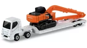 Tomica #143 Hitachi Construction Super Long Front Excavator TakaraTomy + - Picture 1 of 1