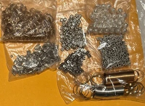 7 types, over 200 various findings for jewelry making, made of metals - Picture 1 of 9