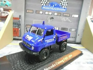 Pianale Mercedes Benz Unimog U3 THW serie 411 U411 1956 IXO Atlas 1:43 - Foto 1 di 4