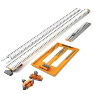 Bora Saw Accessories 109"Lx3"Wx1.5"H Aluminum Ngx Deluxe Set 5-Piece Silver - Picture 1 of 11