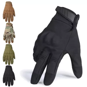 Tactical Gloves Touch Screen for Cycling Motorcycle Motorbike Camping Gloves US - Picture 1 of 19