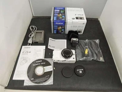 OLYMPUS PEN Lite E-PL6 Cuerpo Blanco (con accesorios) y Lente Tapa Cuerpo 15mm F8 Foto 1 de 4