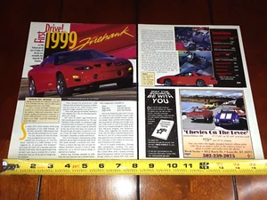 1999 SLP FIREHAWK PONTIAC ORIGINAL ARTICLE - Picture 1 of 4