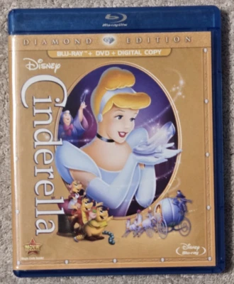 WALT DISNEY - CINDERELLA - BLU RAY & DVD COMBO - 1950 - WILLIAM PEET - TED SEARS Foto 1 de 4