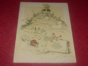 MENU ORIGINAL MONTMARTRE / MAURICE E. DROUARD MAURICE NEUMONT LITHO SIGNED 1929 - Photo 1/12
