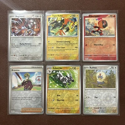 Pokemon Bundle Lot of 6 Holo Foil Rare TCG Insert Cards Mint Condition - Image 1 of 4