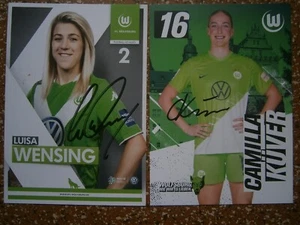 Frauenfußball - Bildautogramme - Camilla Küver + Luisa Wensing - VfL Wolfsburg - Bild 1 von 1