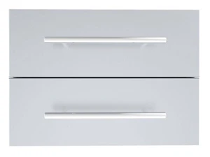 Sunstone Designer Serie erhöhter Stil 18 x 13 Zoll Edelstahl Doppelschublade - Bild 1 von 5