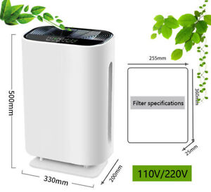 Home Air Purifier Cleaner HEPA Filter UV Remove Odor Mold Allergies Eliminator