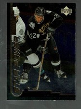 1999-00.   Upper Deck  Gold Reserve.  Star Power.   Brett Hull    #144