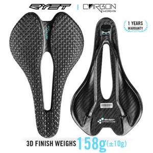 Sella bici RYET stampata 3D ultraleggera carbonio EVA sella per MTB strada ghiaia - Foto 1 di 9