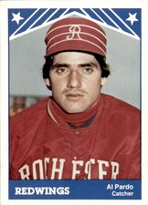 1983 Rochester Red Wings TCMA #12 Al Pardo Tampa Florida FL - NM Baseball Card