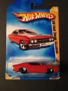2008 Hot Wheels New Models 1969 Ford Torino Talladega Red HTF Custom Rare Vint. - Picture 1 of 4