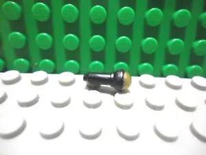 Lego Mini Figura 1 Micrófono Negro con Pantalla Dorada Metálica Accesorio Herramienta NUEVO - Imagen 1 de 1