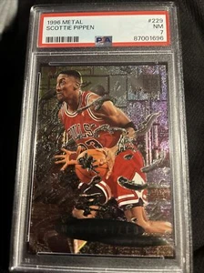 1996 Metal Scottie Pippen #229 PSA 7 - Picture 1 of 2